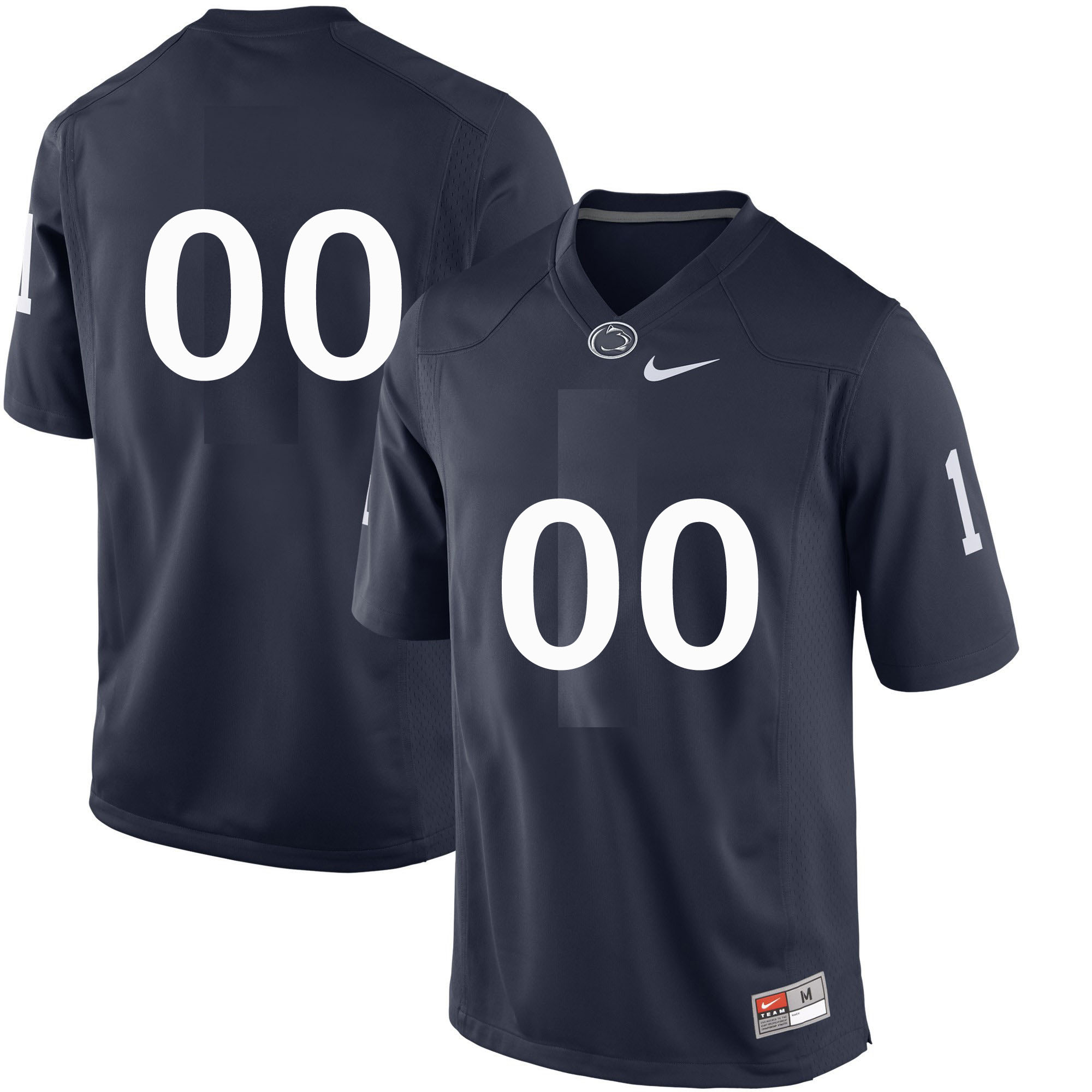 Customized NCAA Penn State Nittany Lions Navy Blue Nike College Football Jersey